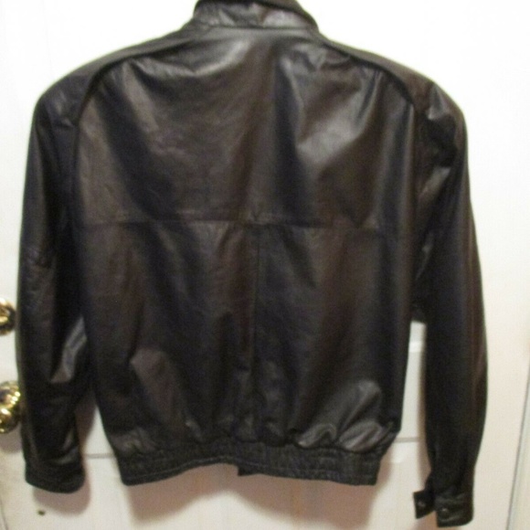 THE LEATHER WAREHOUSE 100% 1980'S MENS LEATHER EUC - Picture 6 of 6